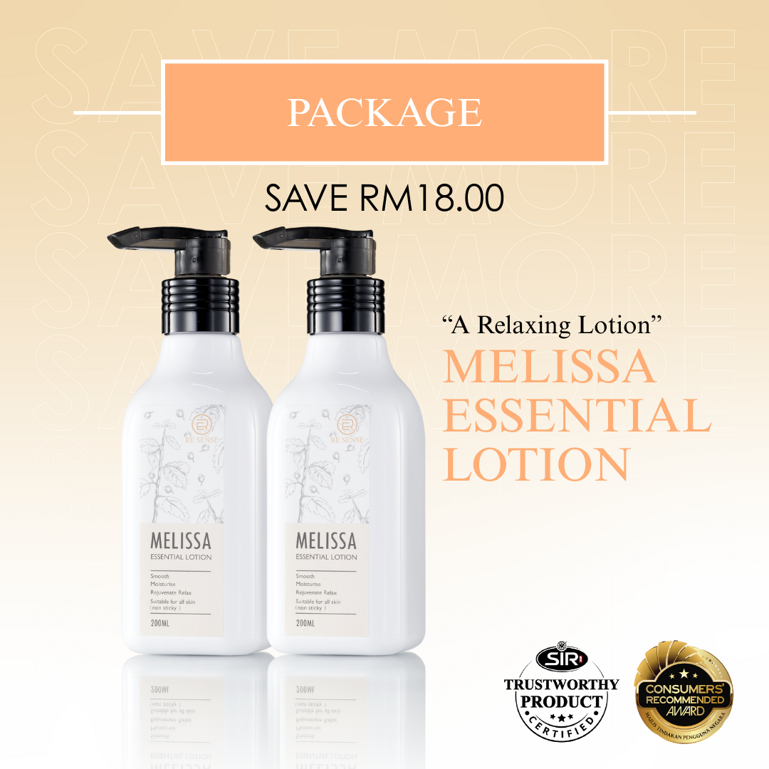 Package: 2 Bottles Melissa Essential Lotion (200ml)