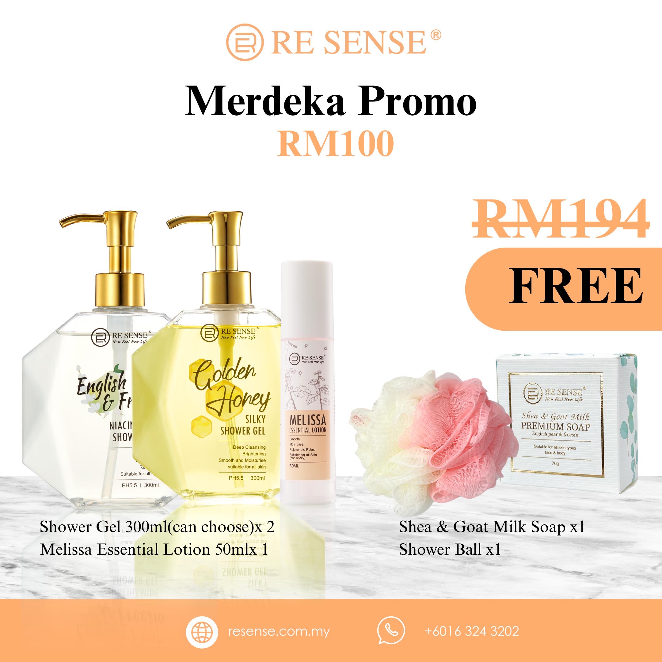 Merdeka Promo 100 (shower gel series)